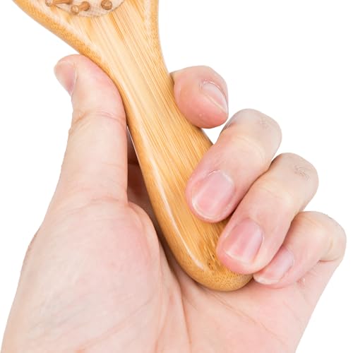 4 PCS Bamboo Hair Brushes Set,Boar Bristle and Detangling Combs,Hair Care Tools with Natural Bristles, Birthday Gift for Family Friend Women Men Mother Hairbrush Kit