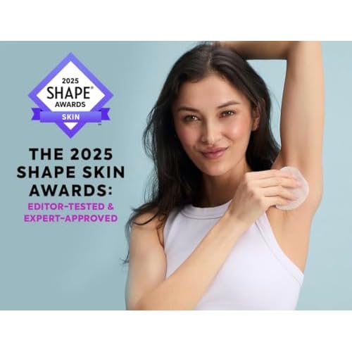 Surface Deep Anti-Odorant Pads ? Deodorant Odor Prevention & Skin Care in One | 50 Pads in Jar | Dermatologist-Developed | Glycolic Acid Exfoliation | Aluminum-Free, Vegan & Cruelty-Free
