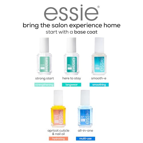 essie Nail Care, 8-Free Vegan, No Chips Ahead Top Coat, chip-resistant nail polish, 0.46 fl oz