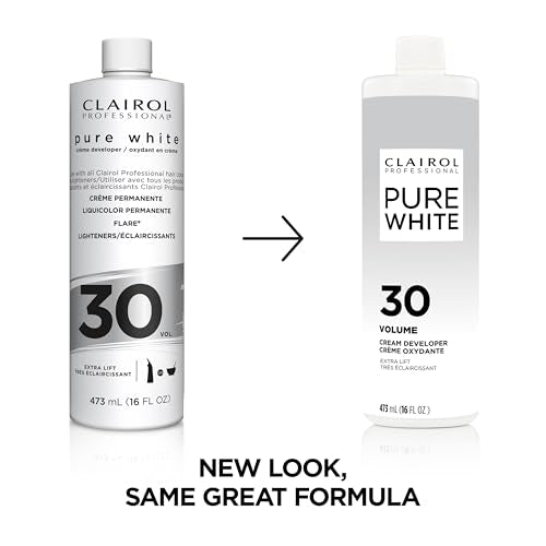 Clairol Professional Pure White 30 Volume Hair Developers for Lightening & Gray Coverage