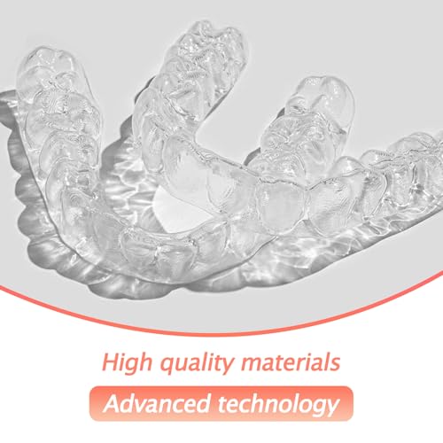 Custom Clear Retainers for Upper and Lower Teeth, BPA & Latex-Free, Invisible and Comfortable Fit for Adults and Teens (Upper & Lower Set)