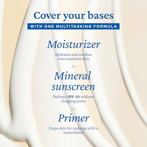 belif Dew Guard - Daily Mineral sun SPF 50 Hydrating Niacinamide Sunscreen (1.69 fl. oz) - Daily Broad Spectrum, Reduces Redness, No-White Cast, Non-Greasy, Korean Skincare