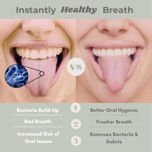 Me Mother Earth 2 pack Stainless Steel Tongue Scraper for Adults with 2 Metal Travel Cases ? Durable Metal Cleaner for Oral Care, Fresh Breath, and Eco-Friendly Dental Care