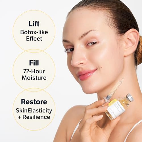 SUNGBOON EDITOR Silk Peptide Intensive Lifting Ampoule | Korean Anti-Aging Serum for Face with Collagen & 30 Peptide Complex | Skin Tightening & Firming (Botox Effect) | 72H Hydration