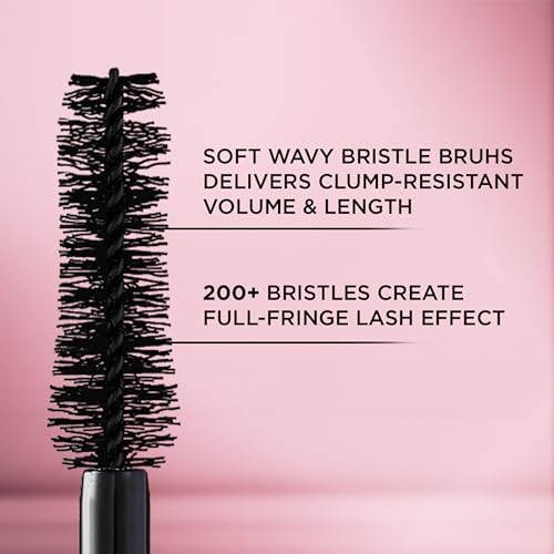 L'Oreal Paris Voluminous Lash Paradise Waterproof Mascara, Blackest Black, 0.25 Fl Oz (Pack of 1) Packaging May Vary