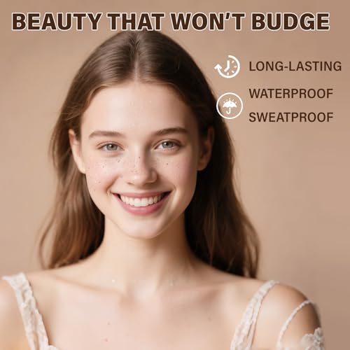 Freckle Stamp ? No Makeup Experience Needed, Easily Create Real And Natural Freckles In Seconds, Long-Lasting, Waterproof, All-Day Wear | Gentle Skin-Friendly Formula For Sensitive Skin (2# MEDIUM)