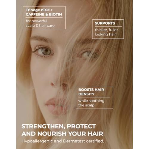 Motifull Hair Boosting Hair Thickening Shampoo for Thinning Hair with Biotin & Caffeine | Hair Growth Shampoo for Stronger Root & Volume (16.9 fl oz)