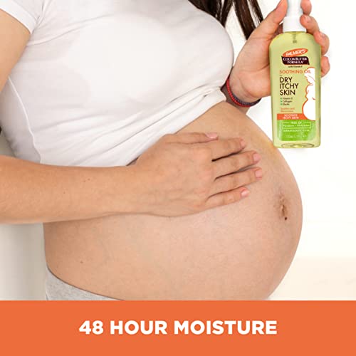 Palmer's Cocoa Butter Formula Soothing Oil with Vitamin E, Dry, Itchy Skin Relief, Anti-Itch Body Oil, 5.1 Ounces