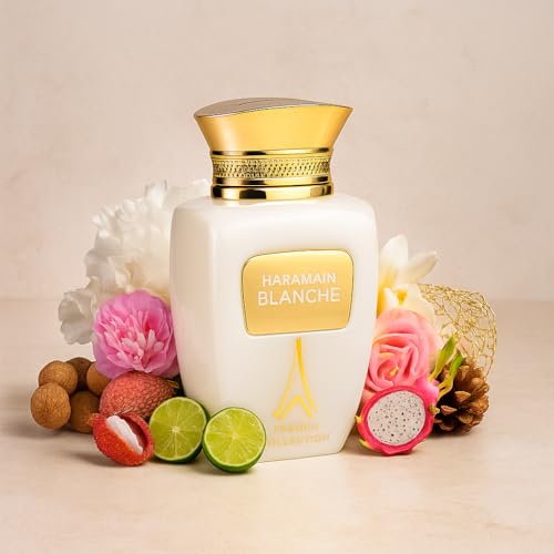 Al Haramain Blanche French Collection - Arabian Perfume for Women and Men - Unisex Perfume - Long Lasting Cologne for Men and Women - 3.3 oz