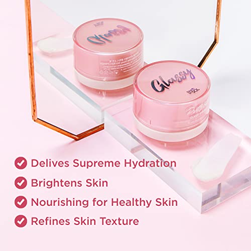 TOUCH IN SOL Pretty Filter Glassy Skin Balm Primer 1.05 oz. ? Skin Smooth Moisturizing Primer before Makeup - Natural Glow Face Cream Moisturizer with Shea Butter and Rose Flower Water