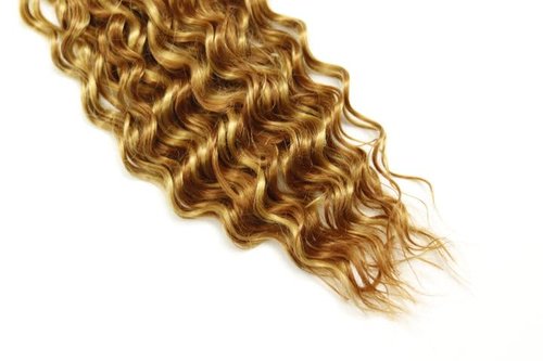 Color 27 Human Hair Bundles 27/30 Water Wave Bundles 12 12 12 Inch Huxowax Unprocessed Virgin Remy Hair Extensions Light Brown Color