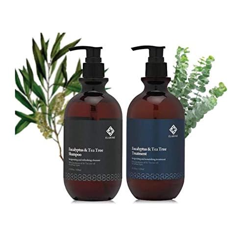 Elabore Eucalyptus & Tea Tree Shampoo & Treatment Set (15.21 fl.oz / 450 ml)