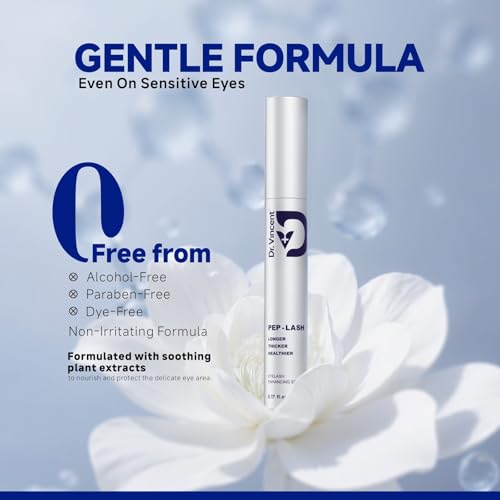 Lash Serum for Eyelash Growth, Eyelash Growth Serum Advanced Peptide Formula with 2.3¡¿ Absorption for Fuller, Thicker, Longer Lashes, Vegan & Cruelty-Free, Clinically Tested (5mL)