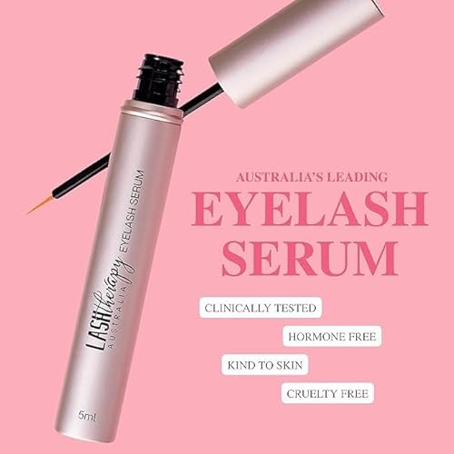 Lash Therapy Australia Eyelash Growth Serum (Available in 5ml & 3ml) ? Enhance, Boost & Grow Lashes | Longer, Thicker, Fuller & Naturally Curled Lashes (5ML)
