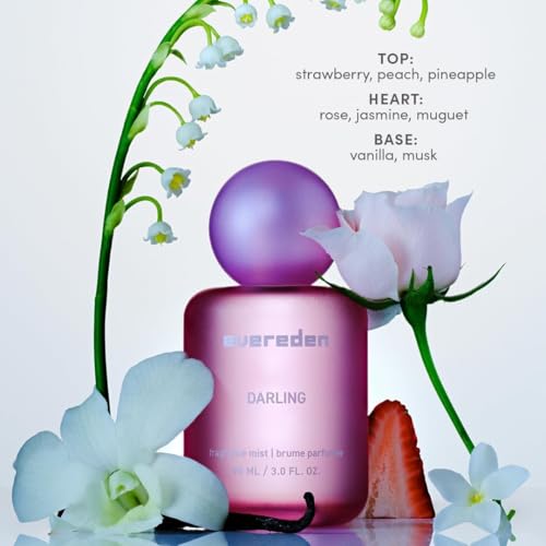 Evereden Fragrance Hair and Body Mist Bundle of 3: Clean & Vegan Collectible Hair and Body Spray for Teen Girls Set - Amplify Your Self-Expression with Iconic Scents in Aesthetic Bottles