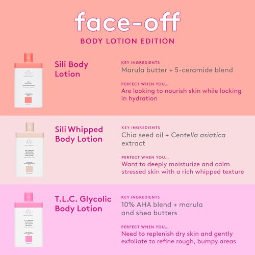 Drunk Elephant T.L.C. Glycolic Body Lotion - 240 ml/8 fl oz - Lightweight 10% Exfoliating AHA Lotion - Clean Clinical Skincare - Cruelty-Free - Free of Essential Oils, Silicones, and Fragrance