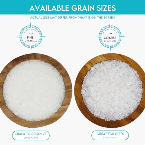 LA Salt Co.'s 100% Pure and Natural Dead Sea Salt Bulk 55 lb Bag, Fine Grain