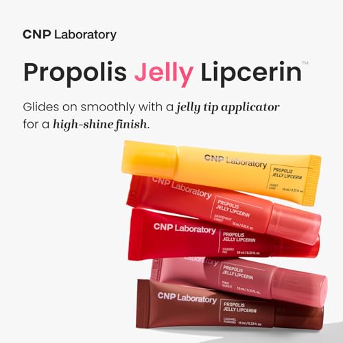 CNP Propolis Jelly Lipcerin¢â - 01 Honey Cake, Hydrating Lip Balm & Gloss with Manuka Honey + Hyaluronic Acid, Korean Skincare, 0.3 fl.oz.