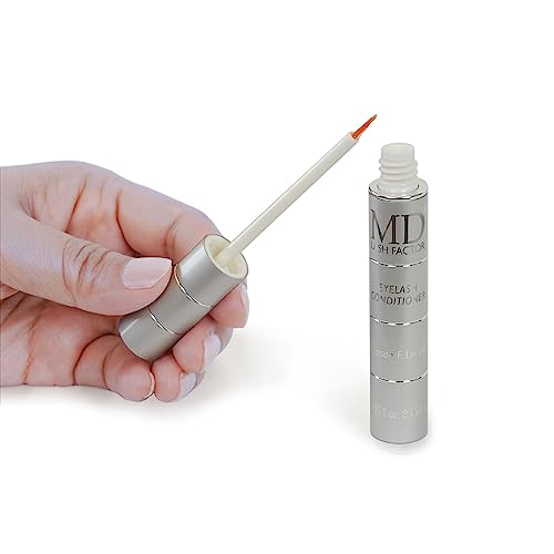 MD Lash Factor Eyelash Conditioner ? 0.05 fl oz Trial Size ? Lash Growth Serum with Biotin and Peptides, Ideal for First-Time Users