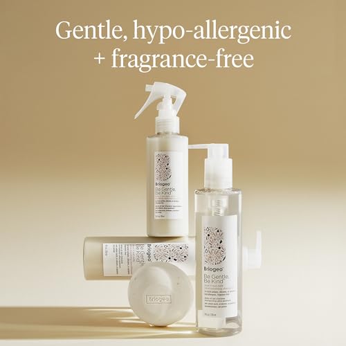 Briogeo Be Gentle, Be Kind Aloe + Oat Milk Ultra Soothing Detangling Spray, Hypoallergenic and Dermatologist-Approved Leave-In Spray, Fragrance Free, Vegan, Cruelty-Free, 6 fl oz