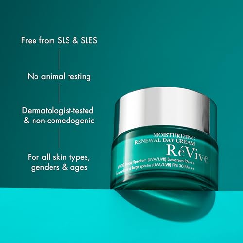 R?Vive Renewal Face Moisturizer with SPF 30 - Daytime Face Cream to Treat, Hydrate & Protect Skin Against UV Damage - Helps Improve Skin Firmness for a Healthier, Youthful Glow (1.7 oz)