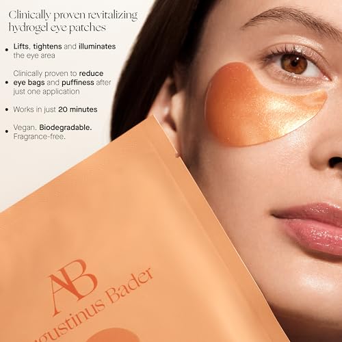 Augustinus Bader The Eye Patches ? Luxury Hydrating & Anti-Aging Under-Eye Treatment ? Reduces Puffiness, Smooths Fine Lines & Brightens Dark Circles ? Soothing, Restorative Formula