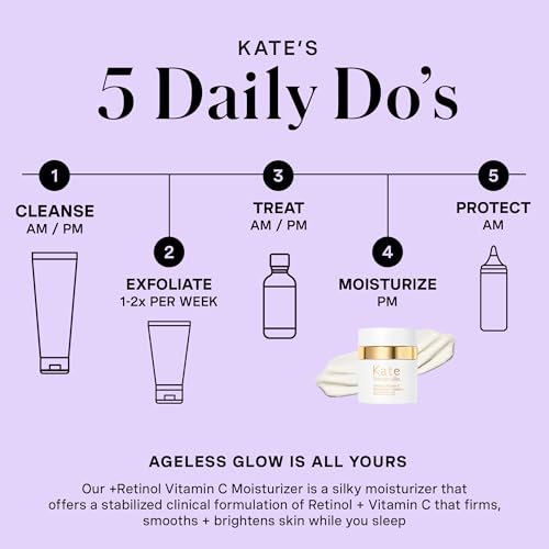 Kate Somerville Retinol Vitamin C Moisturizer ? Anti-Aging Overnight Face Cream Brightens, Firms and Smooth Skin, 1.7 Fl Oz