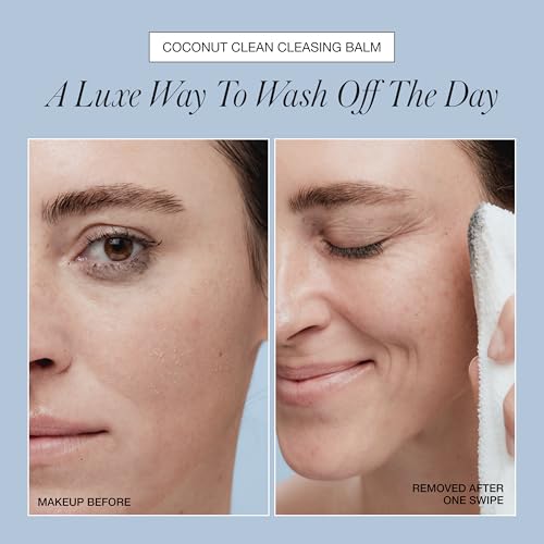 RMS Beauty Coconut Clean Cleansing Balm ? Nourishing Coconut Oil Makeup Remover and Hydrating Deep-Cleansing Balm for Soft, Smooth, Radiant Skin, 50g