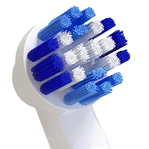 Replacement Brush Heads Compatible with OralB Braun- Pack of 4 Professional Electric Toothbrush Heads- Precision Refills for Oral-b 7000, Clean, Oral B Pro 1000, 9600, 500, 3000, 8000, Vitality Plus!
