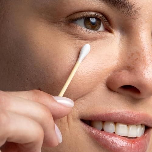 Organic Bamboo Cotton Swabs ? 300 Count | Eco-Friendly Sticks | Biodegradable, Plastic-Free, Multi-Purpose Buds for Makeup, Baby Care, Cleaning & Crafts
