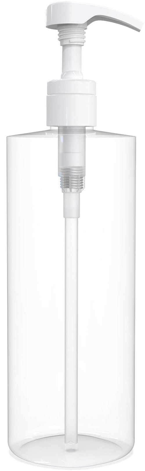 BRIGHTFROM Empty Shampoo Pump Bottles, 32 OZ / 1 Liter, BPA-Free Cylinder Containers, Household & Commercial Use, 2 Pack - Leak Proof