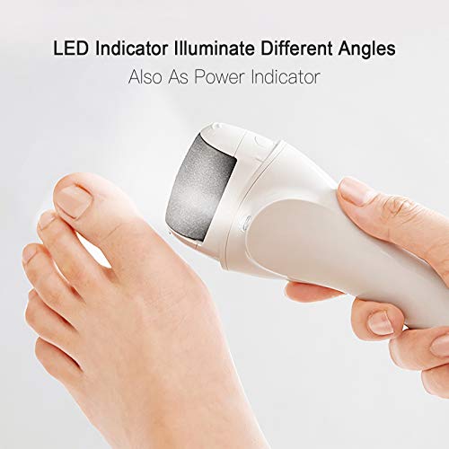Electric Foot Callus Removers Rechargeable, Portable Electronic Foot File Pedicure Tools, Electric Callus Remover Foot Scrubber Kit, Professional Foot Care Ideal Gift for Dead, Hard Cracked Dry Skin