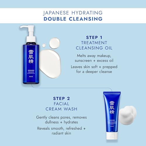 SEKKISEI Treatment Cleansing Oil, Facial Cleanser & Makeup Remover, 5.4 Ounce