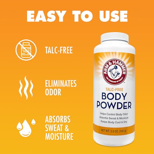 Talc-Free Body Powder for Body Odor Sweat & Moisture (3 pack)