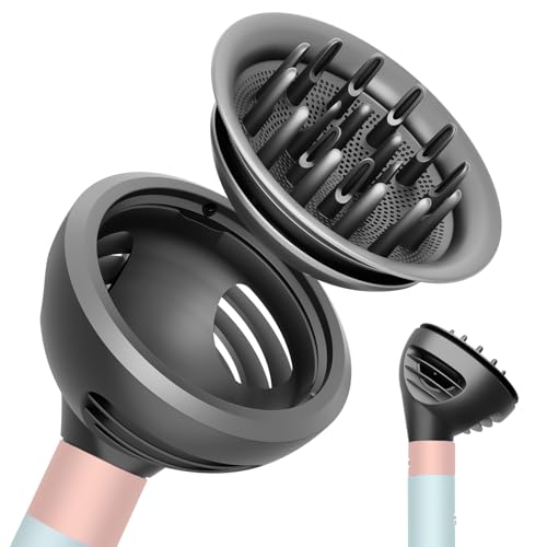 Wave Curl Diffuser for Dyson Airwrap ? Dome and Diffuse Modes for Curl Wave Hair, Hair Diffuser Attachment Compatible with Airwrap Styler HS01/05