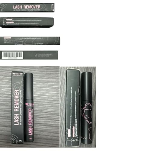 Cluster Lash Glue Remover 5 ML Lash Remover DIY Eyelash Extension Remover Eye Makeup Cleanser, Easy Removal of Cluster Eyelashes Gentle Soothing Nourishing Self-Use Oil Texture 5ML