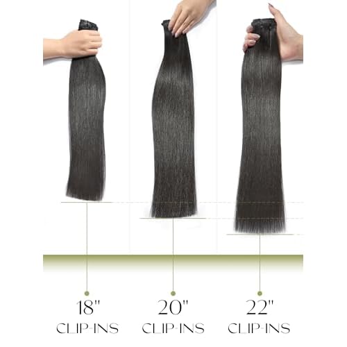 Frodio Clip Ins Hair Extensions Black: 2 Pack 200g Remy Real Human Hair Pu Seamless Silk Long Straight Invisible Full Thick Brazilian Jet Black Natural Color Beauty For Women Can Be Body Wave 14 Piece
