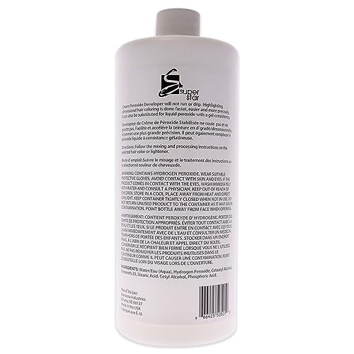 Super Star 50 Volume Cream Peroxide Developer by Marianna for Unisex - 32 oz Cream