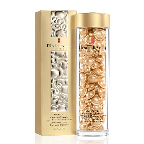Elizabeth Arden Advanced Ceramide Face Serum Capsules, Anti-Aging Skincare Gift for Women, Fragrance-Free Hydrating Formula for Radiant, Firm Skin