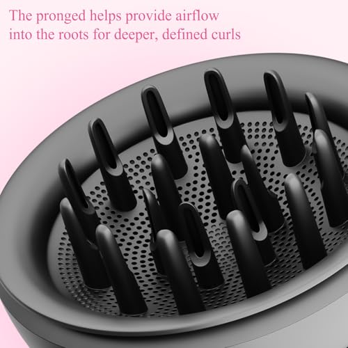 Wave Curl Diffuser for Dyson Airwrap ? Dome and Diffuse Modes for Curl Wave Hair, Hair Diffuser Attachment Compatible with Airwrap Styler HS01/05