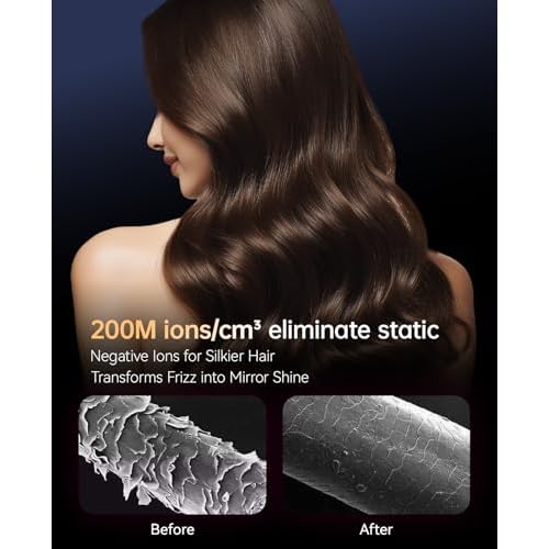 Hair Dryers for Women, CONFU Hair Dryer with Diffuser, Blow Dryers for Men, Hairdryer with Diffuser Attachment, Portable Lightweight Fast Drying Negative Ion Hairdryer for Home