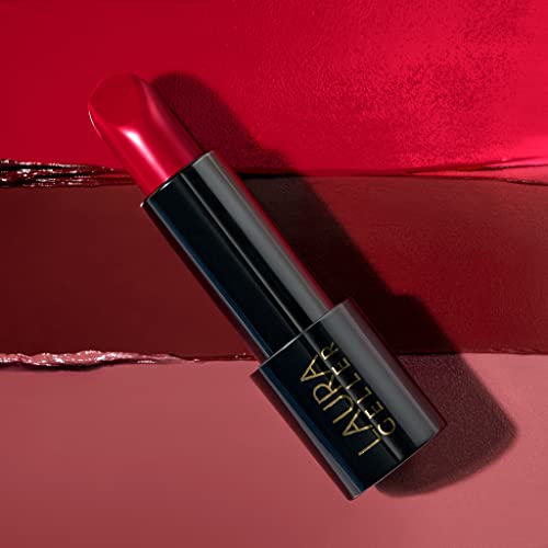 LAURA GELLER NEW YORK Modern Classic Duo - Lipstick + Lip Liner - Ultra-Rich Color - Luxurious and Lightweight - Cream Finish (01 Red Radiance Lipstick + Ritzy Red Lip Liner)