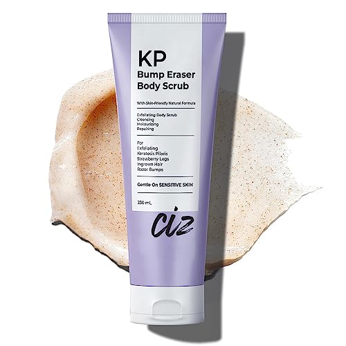 KP Bump Eraser Body Scrub: Exfoliating Keratosis Pilaris, Strawberry Skin Treatment - Smooths Rough, Bumpy, Dry Skin on Arms, Legs, Buttocks - KP Scrub Wash Helps Reduce Ingrown Hair Bumps