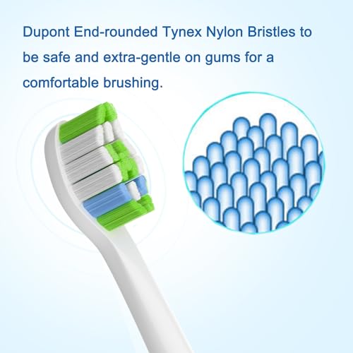 Replacement Toothbrush Heads(10-pc) Compatible with Philips Sonicare Electric Tooth Brush Electric Tooth Brush Refill