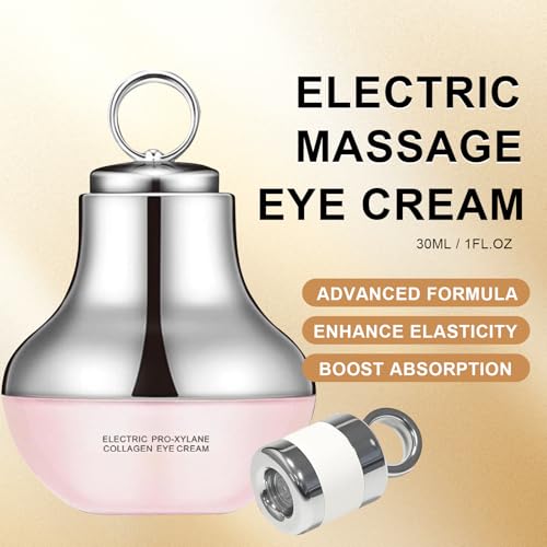 BNCHI AH-8 Firming Neck Cream & Electric Massage Eye Cream Bundle, Revitalizing Smooth of Eye Fine Lines, Eye & Neck Treatment, Lift Crepey Anti-Wrinkle, Deep Hydration Skincare Skin Moisturizer