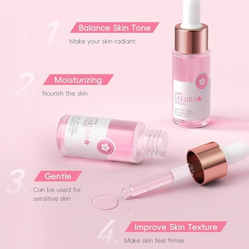 Japan Sakura Skin Care For Kids Set, Kids Skin Care Set For Girls Ages 8-12, Skin Care For Teens 10-12 Gift Set, Girls Skin Care For Kids Age 8-12, Skin Care For Teens 10-12, Japanese Sakura Kit