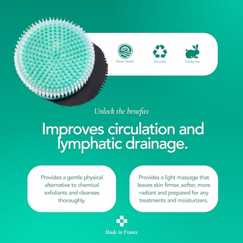 Dore Le Disque Silicone Facial Cleansing Tool ? Gentle Exfoliating & Massaging Skincare Accessory ? Soft Design for Daily Face Care & Product Absorption