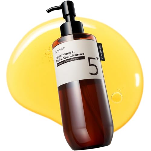 numbuzin No.5 Cleansing Oil | Glutathione C Facial Spa Cleanser | Gentle Cleanser for Blackhead, Pore, Makeup Remover | Vitamin C, Niacinamide | Double Cleansing, Korean Skincare | 6.76 fl. oz.