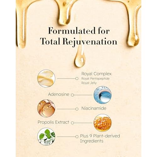 ISA KNOX Royal Golden Skin care Gift Set (11.4fl oz) - Korean Luxury Skin Care for Rejuvenation and Youthful skin. Royal Peptides & Jelly, Niacinamide. Guasha