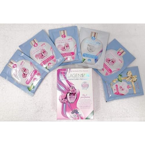 LaPalm Collagen Spa Luxury Manicure and Pedicure with Collagen Bubble Crystals - Mix of 6 Scents